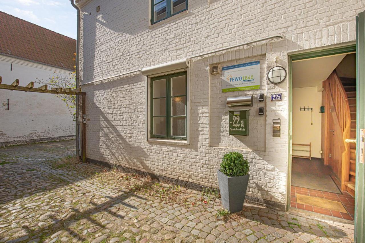 Fewo1846 - Gerty Molzen - Komfortable 2-Zimmer-Wohnung Mit Terrasse Im Stadtzentrum Flensburgo Exterior foto